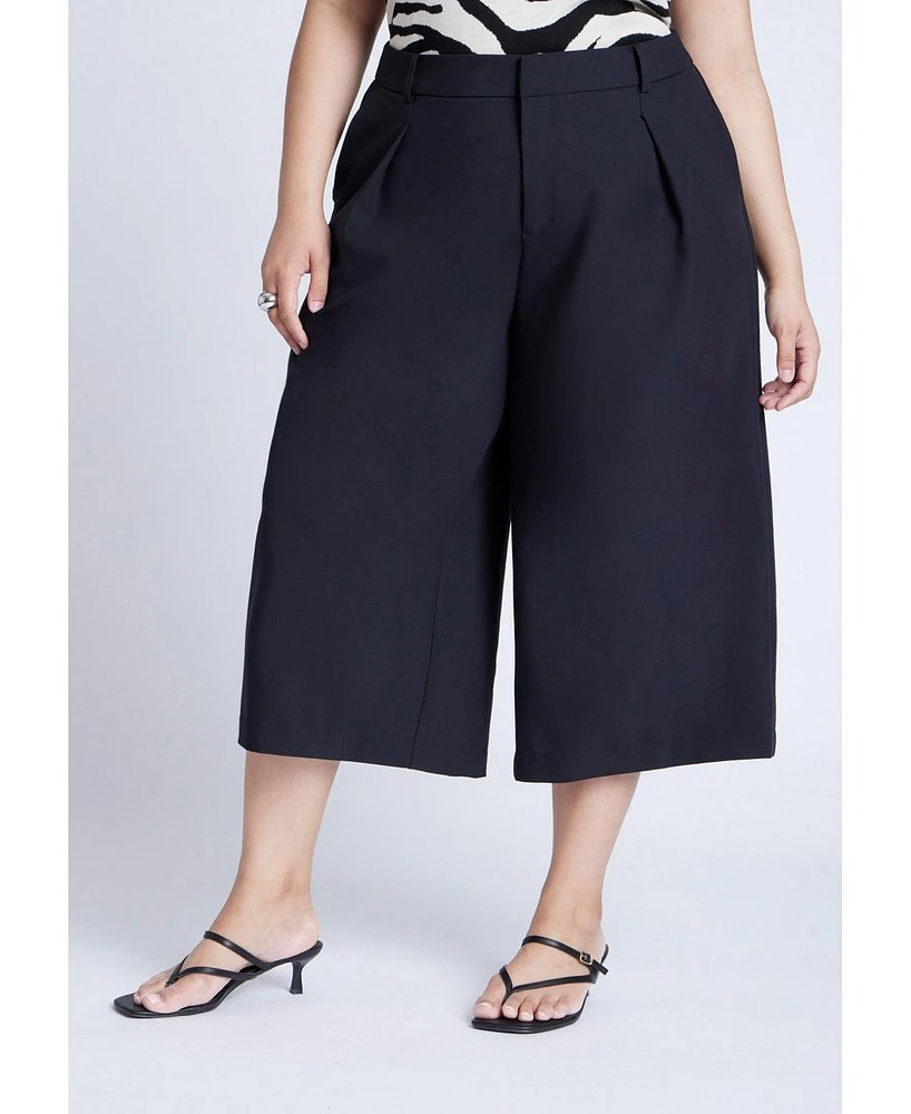 Eloquii Plus Wide Leg Culotte