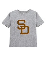 Soft As A Grape Toddler 2-Pack Brown/Gray San Diego Padres Cooperstown Collection T-Shirt Set