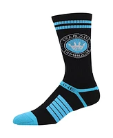 Strideline Men's Charlotte Fc Premium 3-Pack Knit Crew Socks Set
