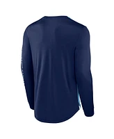 Fanatics Men's Navy/Blue Sporting Kansas City Striker Long Sleeve T-Shirt