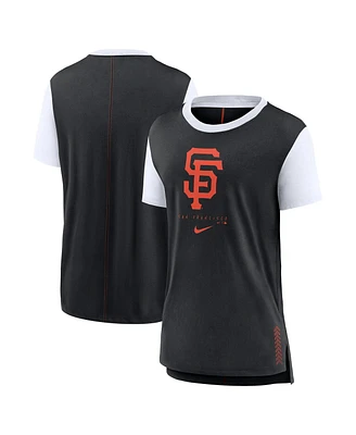Nike Women's Black San Francisco Giants Local Touch Fashion Top