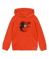 Outerstuff Toddler Orange Baltimore Orioles Primary Logo Fleece Pullover Hoodie