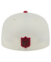 New Era Men's White/Red Tampa Bay Buccaneers Main 59FIFTY Fitted Hat