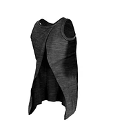 5th & Ocean Women's by New Era Black Charlotte Fc Athletic Cross Back Tank Top