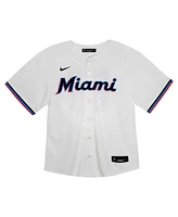 Nike Big Boys and Girls White Miami Marlins Home Game Jersey