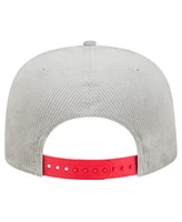 New Era Men's Gray Philadelphia Phillies Corduroy Golfer Snapback Hat