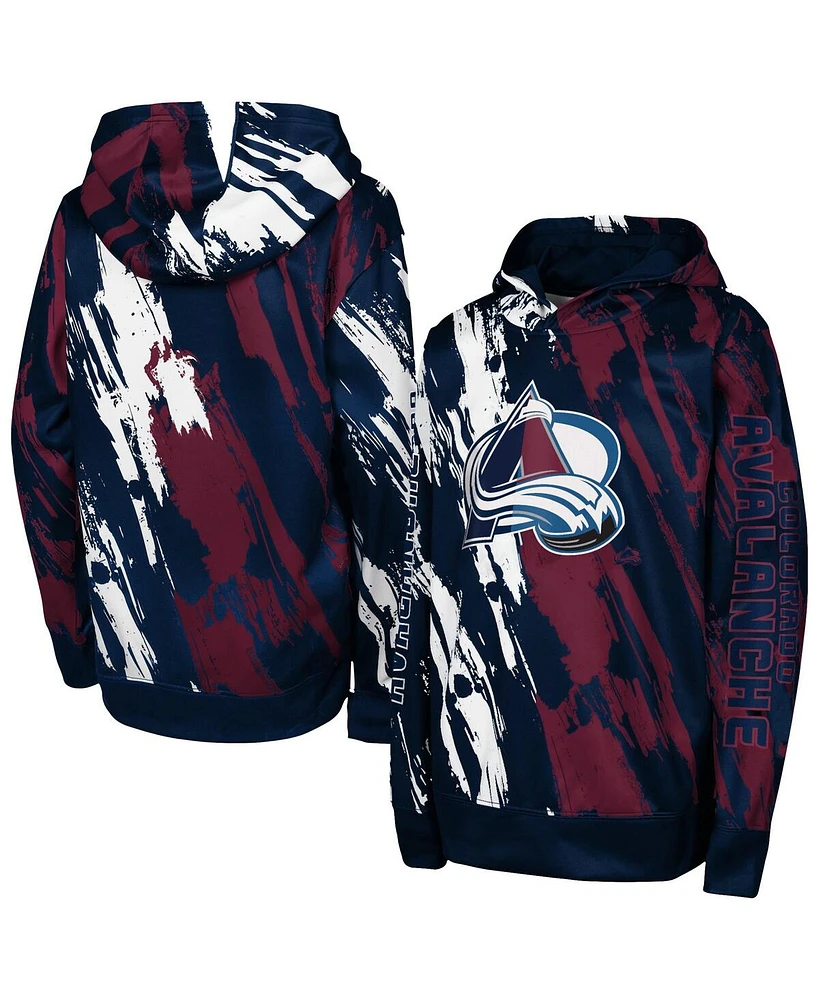 Outerstuff Preschool Burgundy Colorado Avalanche Master Snipe Pullover Hoodie