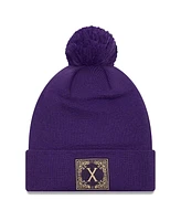 New Era Men's Purple Orlando City Sc Jersey Hook Cuffed with Pom Knit Hat