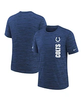 Nike Big Boys and Girls Royal Indianapolis Colts Sideline Velocity Performance T-Shirt