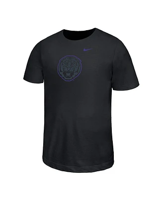 Nike Big Boys and Girls Black Lsu Tigers Legend Color Pop Performance T-Shirt