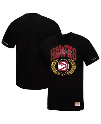 Mitchell & Ness Men's Black Atlanta Hawks Nba x Michelob Ultra Rewind Ii T-Shirt