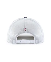 '47 Brand Men's Navy/White Cleveland Guardians Scratch Adjustable Trucker Hat