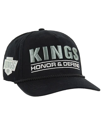 '47 Brand Men's Black Los Angeles Kings Oht Military Appreciation Homeland Honor and Defend Hitch Adjustable Hat