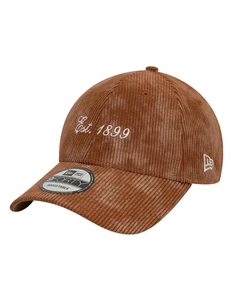 New Era Men's Tan Ac Milan Corduroy 9FORTY Adjustable Hat