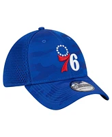 New Era Men's Royal Philadelphia 76ers Subtle Camo 39THIRTY Flex Hat
