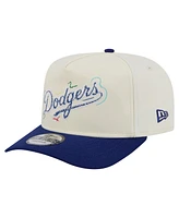 New Era Men's White Los Angeles Dodgers Team Scribble Golfer Adjustable Hat