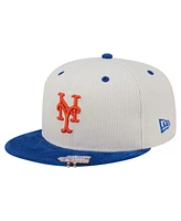 New Era Men's Cream/Royal York Mets Two-Tone Corduroy 59FIFTY Fitted Hat