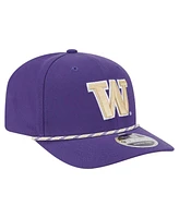 New Era Men's Purple Washington Huskies Game Day Multi-Rope 9SEVENTY Stretch-Snap Hat