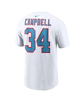 Nike Men's Earl Campbell White Houston Oilers Retired Player Name Number T-Shirt