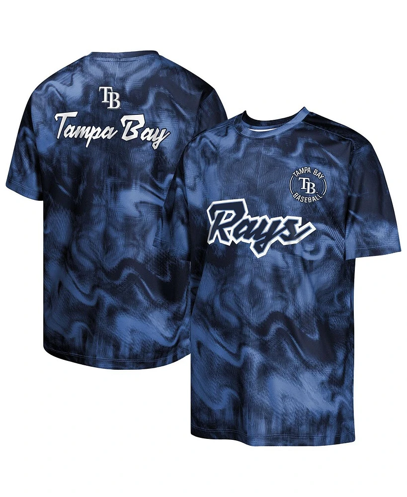 Outerstuff Big Boys and Girls Light Blue/Navy Tampa Bay Rays Pinch Hitter T-Shirt