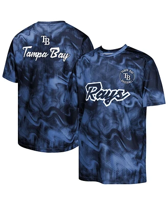 Outerstuff Big Boys and Girls Light Blue/Navy Tampa Bay Rays Pinch Hitter T-Shirt