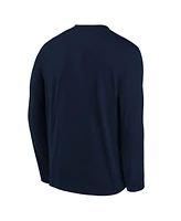 Nike Big Boys and Girls Navy New York Yankees Authentic Collection Legend Performance Long Sleeve T-Shirt