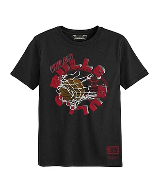 Mitchell & Ness Preschool Black Chicago Bulls the Net T-Shirt