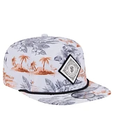 New Era Men's White San Francisco Giants Printed Island Golfer Snapback Hat