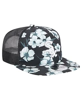 New Era Men's Black Chicago White Sox Adventure Pattern Golfer Trucker Snapback Hat