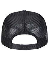 New Era Men's Black Detroit Tigers Adventure Drinks Pattern 9SEVENTY Stretch-Snap Hat