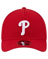 New Era Men's Red Philadelphia Phillies 9FORTY M-Crown Adjustable Hat