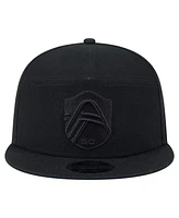 New Era Men's Black St. Louis City Sc Canvas Camp 9FIFTY Snapback Hat