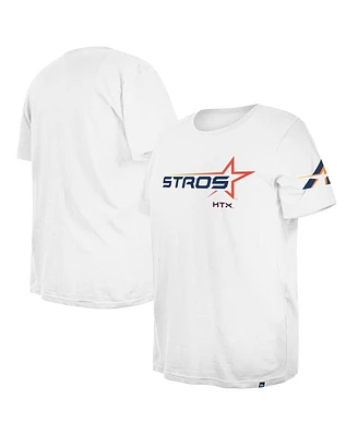 New Era Women's White Houston Astros 2025 City Connect Plus T-Shirt