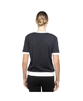 New Era Women's Navy Houston Astros 2025 City Connect Rhinestone V-neck T-Shirt