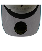 New Era Men's Cream/Teal Jacksonville Jaguars 2025 Nfl Draft A-Frame 59FIFTY Fitted Hat