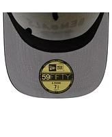 New Era Men's Cream/Black Cincinnati Bengals 2025 Nfl Draft A-Frame 59FIFTY Fitted Hat