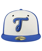 New Era Men's White/Blue Tacoma Rainiers Copa de la Diversion 59FIFTY Fitted Hat