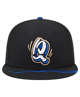 New Era Men's Black Rancho Cucamonga Quakes Authentic Collection 59FIFTY Fitted Hat