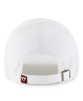 '47 Brand Men's White Virginia Tech Hokies Clean Up Adjustable Hat