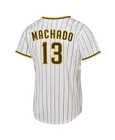 Nike Big Boys and Girls Manny Machado White San Diego Padres Home Replica Player Jersey