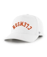 '47 Brand Men's White Clemson Tigers Flip Script Hitch Adjustable Hat