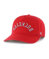 '47 Brand Men's Scarlet Ohio State Buckeyes Flip Script Hitch Adjustable Hat