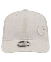 New Era Men's Natural Indianapolis Colts Flawless 9SEVENTY Stretch-Snap Hat