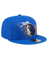 New Era Men's Blue Dallas Mavericks State Stitch 59FIFTY Fitted Hat