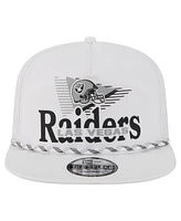 New Era Men's White Las Vegas Raiders Collide Golfer Snapback Hat