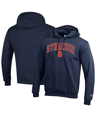 Champion Men's Navy Syracuse Orange Arch Over Logo Pullover Hoodie