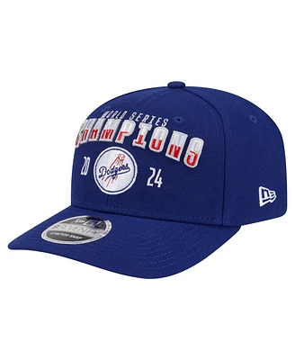 New Era Men's Royal Los Angeles Dodgers 2024 World Series Champions 9SEVENTY Adjustable Hat