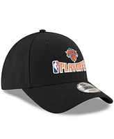 New Era Men's Black New York Knicks 2025 Nba Playoffs 9FORTY Adjustable Hat