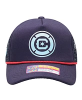 Fan Ink Men's Navy Chicago Fire Atmosphere Trucker Adjustable Hat