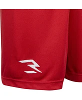 Nike 3BRAND by Russell Wilson Big Boys and Girls Red Badge Shorts